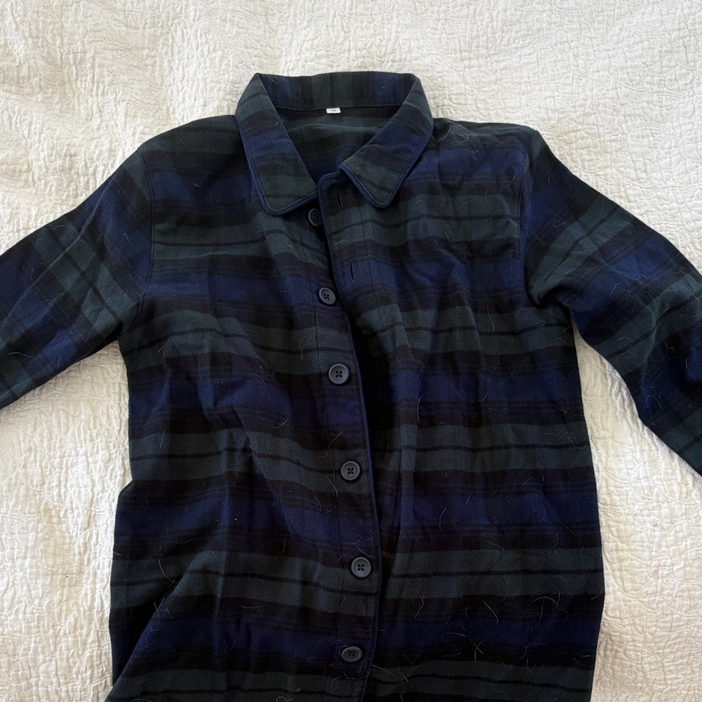 Muji Black Watch Plaid boys pajama set